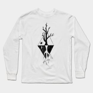 Night and Day Tree Long Sleeve T-Shirt